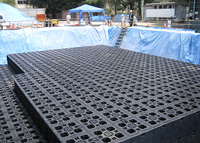 公共施設の貯留浸透施設設置例